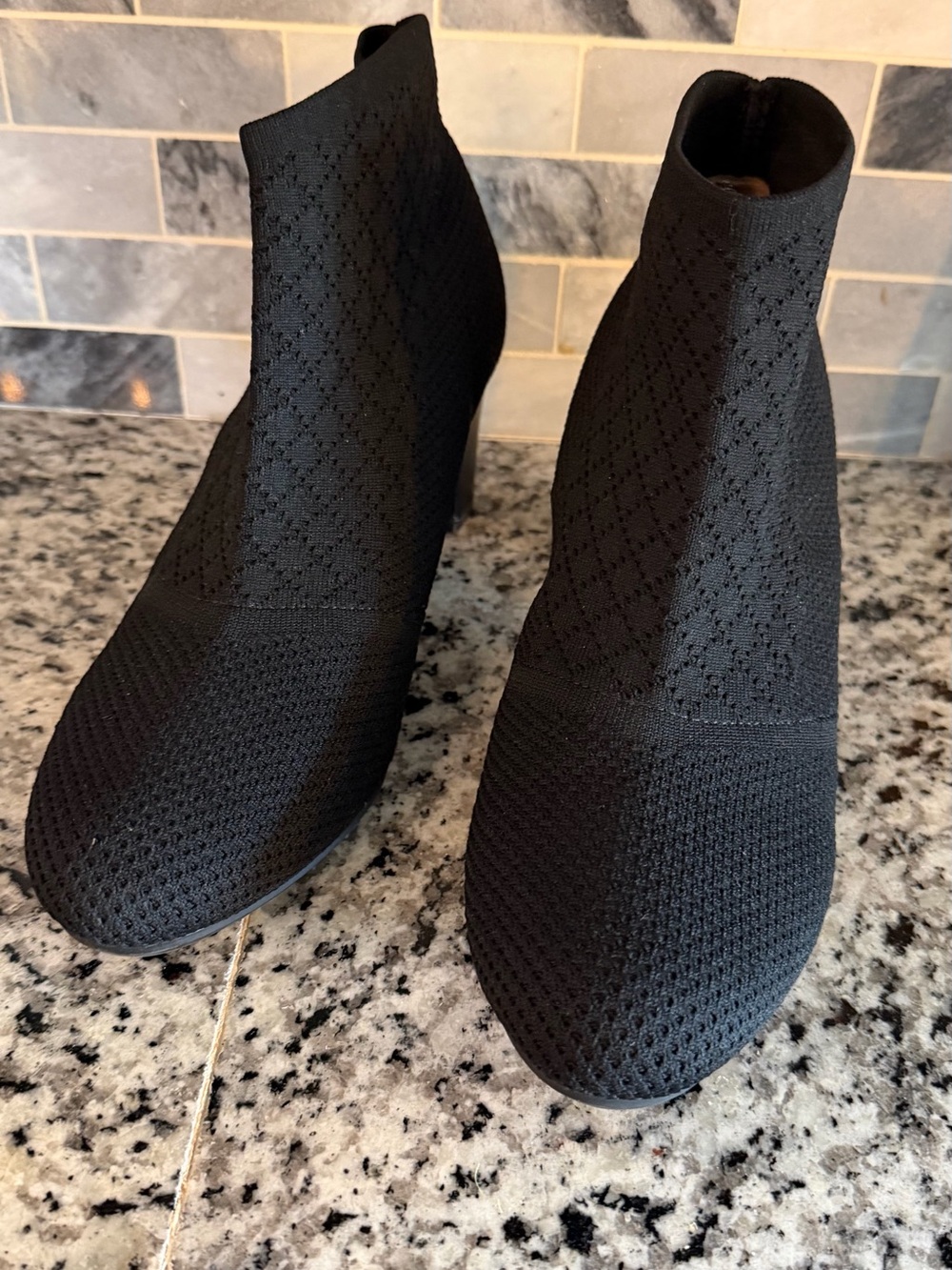 Women's Life Stride Black Soft System Ankle Booties